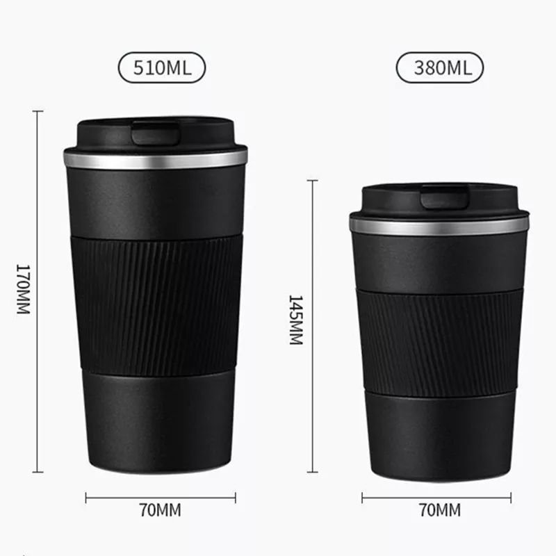 Hot Sale New 380ml/510ml Vacuum Insulated Coffee Mugs Double Wall Stainless Steel Tumbler Travel Vacuum Coffee Cup with Lid