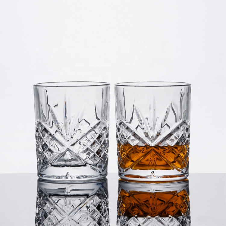 Glass Whisky Cup Wholesale Clear Shot Cocktail Glass Cup Drinkware Home Bar Whisky Glass Liquor Mug