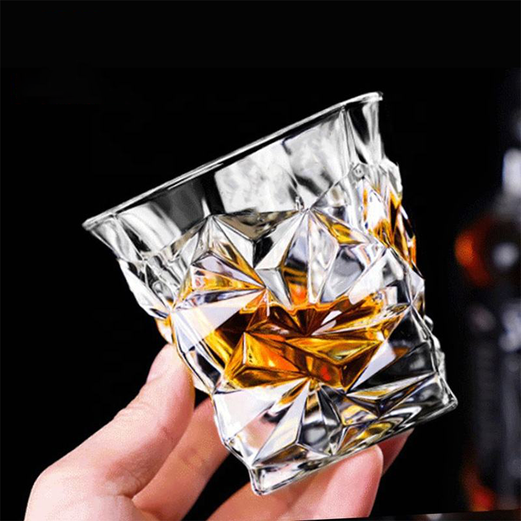 Glass Whisky Cup Wholesale Clear Shot Cocktail Glass Cup Drinkware Home Bar Whisky Glass Liquor Mug
