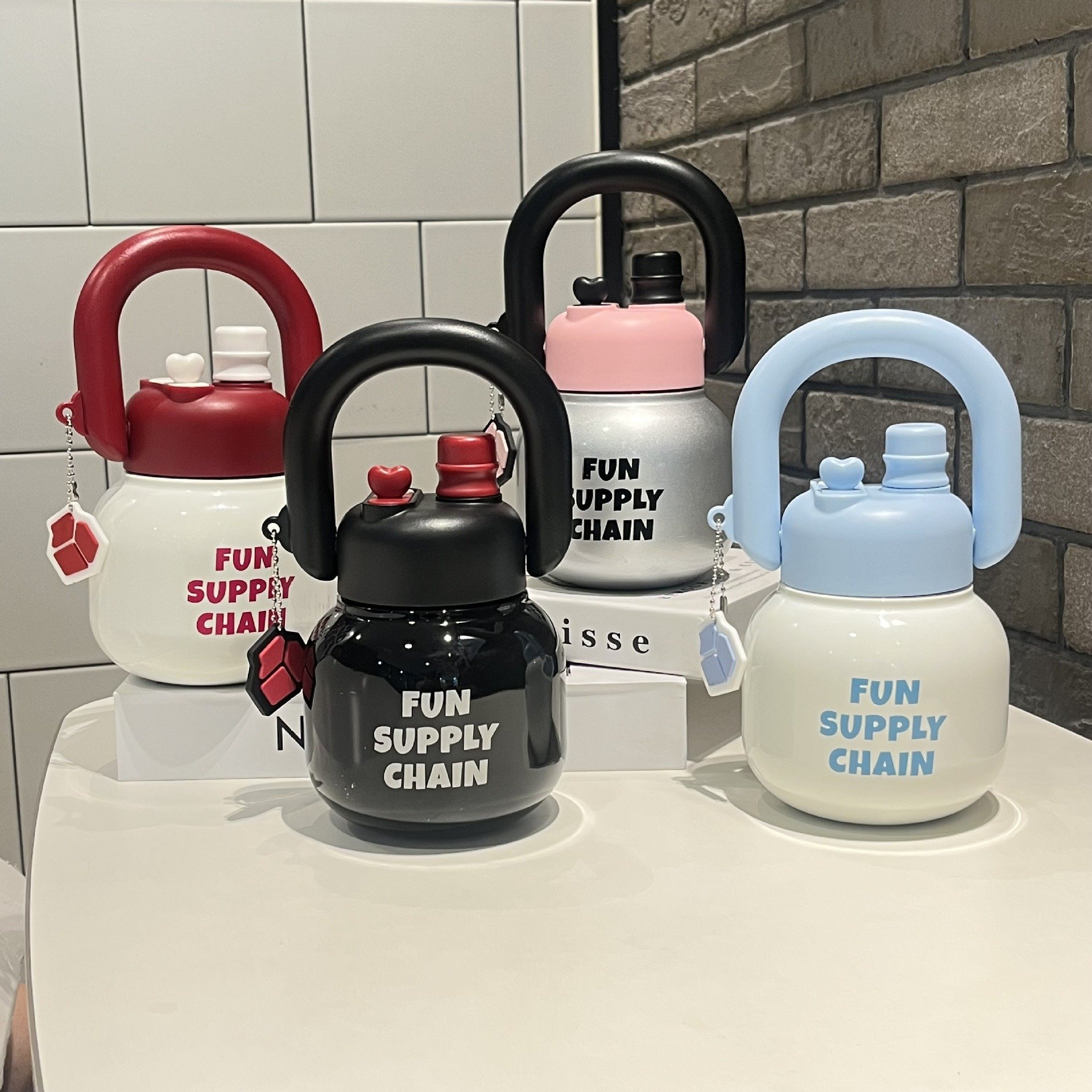 New Style Big Belly Double Drinking Cup 316 Stainless Steel Vacuum Flask Portable Double Wall Insulated Thermos Water Bottle