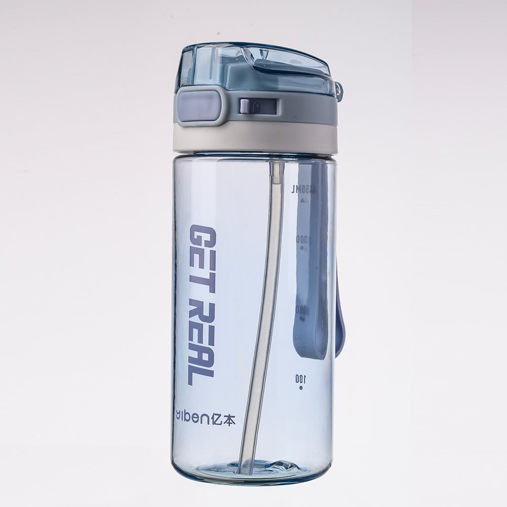 Custom logo color eco friendly bpa free water bottle with strap