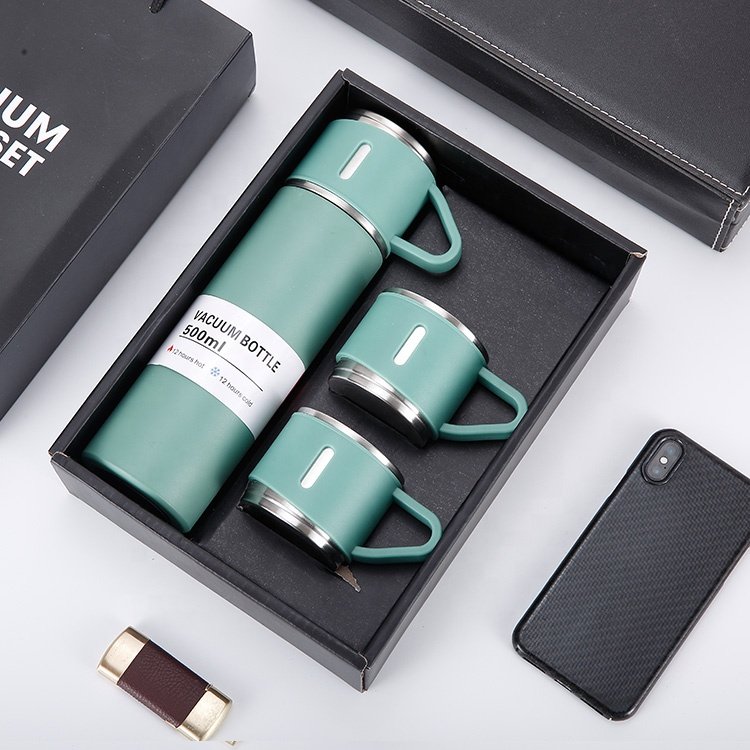 Custom Luxury Promotional Double-layer Thermos Mug Fathers Day Gifts Corporate Gift Set