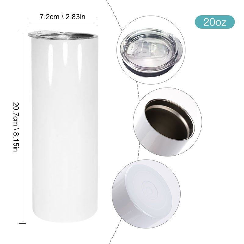 Usa Warehouse Stainless Steel Costume Made Tea Mug Thermas Coffee Cup Termo Skinny Sublimation Mug