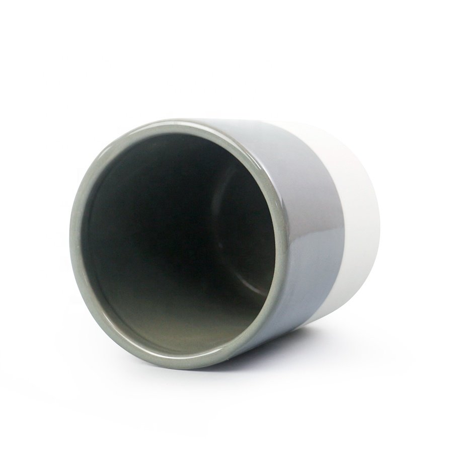 Factory Sell Custom Logo Grey Ceramic Mug No Handle Small Design Stoneware Tea Cups Mini Porcelain Tea Coffee Cup