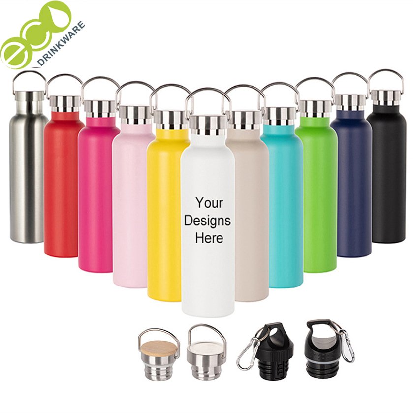 wholesale drinking bottle 18oz 22oz 32 oz insulated water bottle double wall stainless steel tumbler vacuum flask