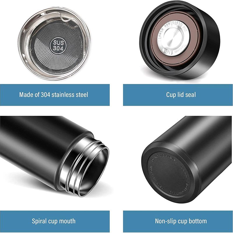 SiYJ17 Customized Logo Vacuum Flasks Thermoses Stainless Steel Insulated Cup 500ml Travel Water Bottle Flask 316 Stainless Steel