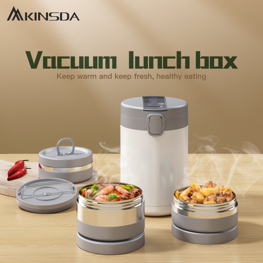 New Product BPA Free Stainless Steel Food Jar Double Wall Insulated Vacuum Flask With Customized Color