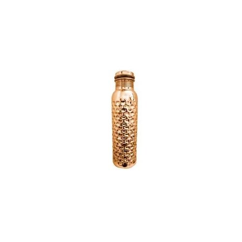 Colorful Designer Copper Water Bottle for Health Hammered Copper Water Bottle Pure Safe Drinking water Having Health Benefits