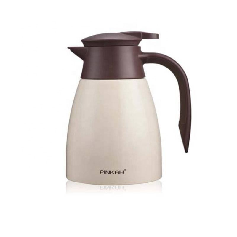 PINKAH vacuum carafe 34oz keep water hot up to 12h reusable stainless steel thermos pot vacuum flask