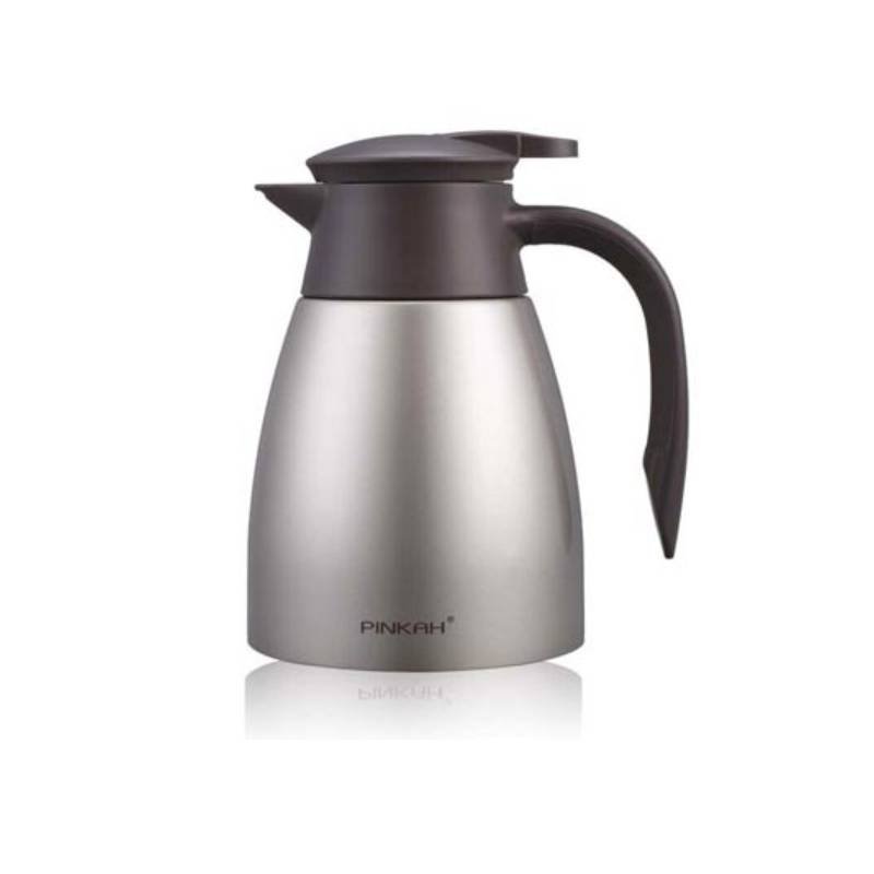 PINKAH vacuum carafe 34oz keep water hot up to 12h reusable stainless steel thermos pot vacuum flask