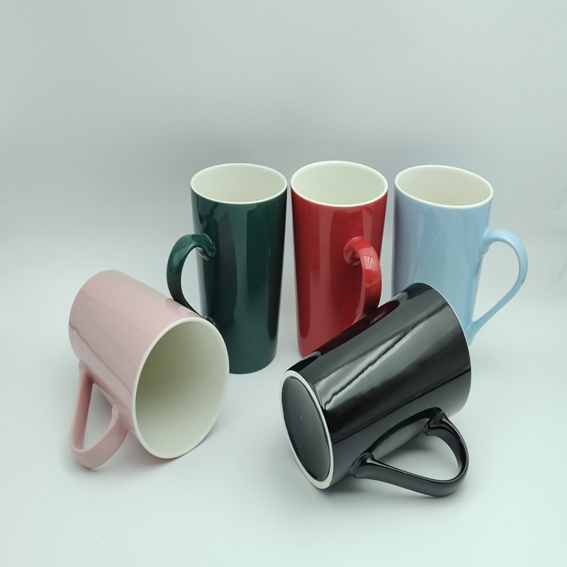 Technology Production Porcelain Coffee Mugs Custom Logo Cup Ceramic Travel Mug