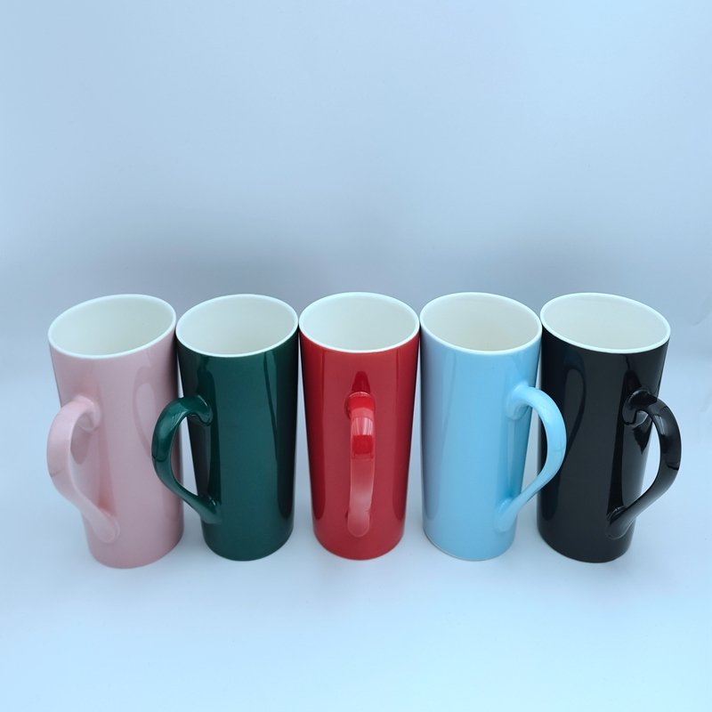 Technology Production Porcelain Coffee Mugs Custom Logo Cup Ceramic Travel Mug