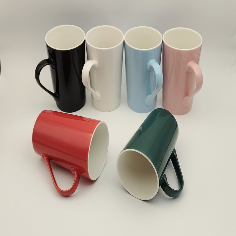 Technology Production Porcelain Coffee Mugs Custom Logo Cup Ceramic Travel Mug