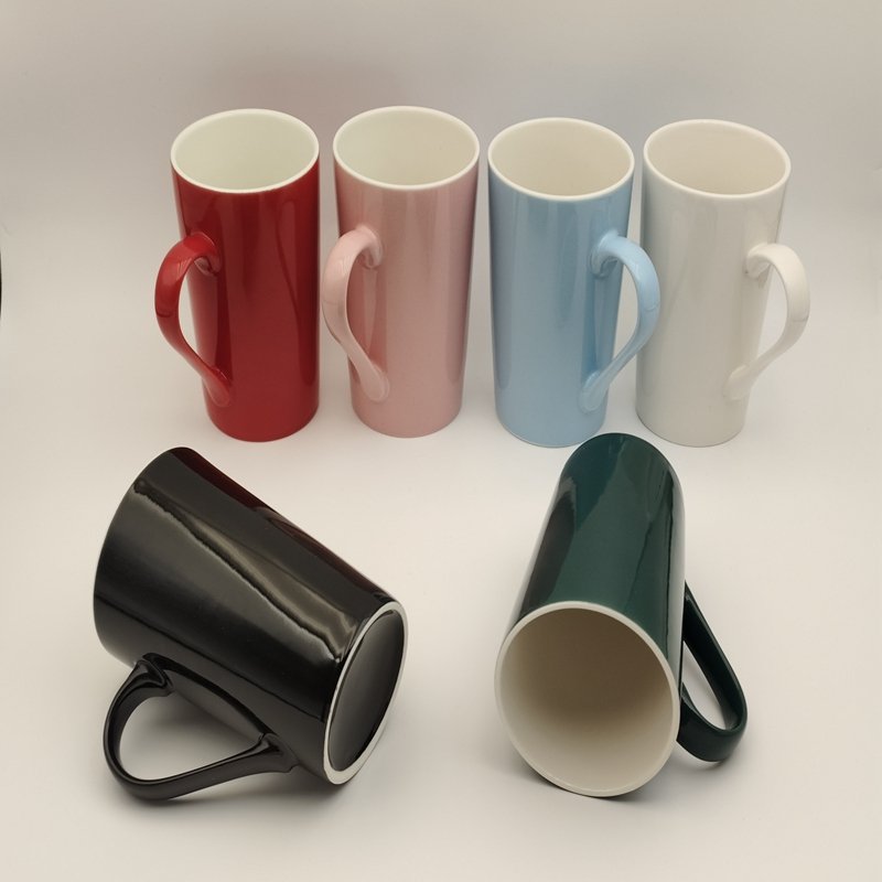 Technology Production Porcelain Coffee Mugs Custom Logo Cup Ceramic Travel Mug