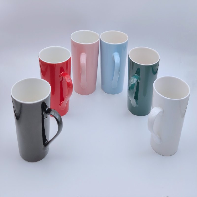 Technology Production Porcelain Coffee Mugs Custom Logo Cup Ceramic Travel Mug