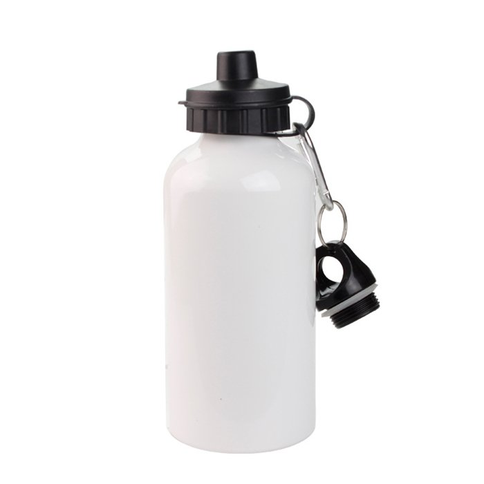 600ml White Single Wall Sublimation Aluminum Water Bottles Eco Friendly Products 2024