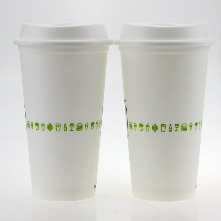 Single layer plastic cup PP coffee mug travel mug