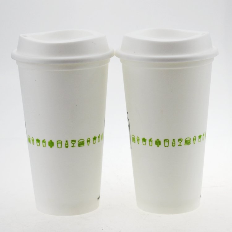 Single layer plastic cup PP coffee mug travel mug