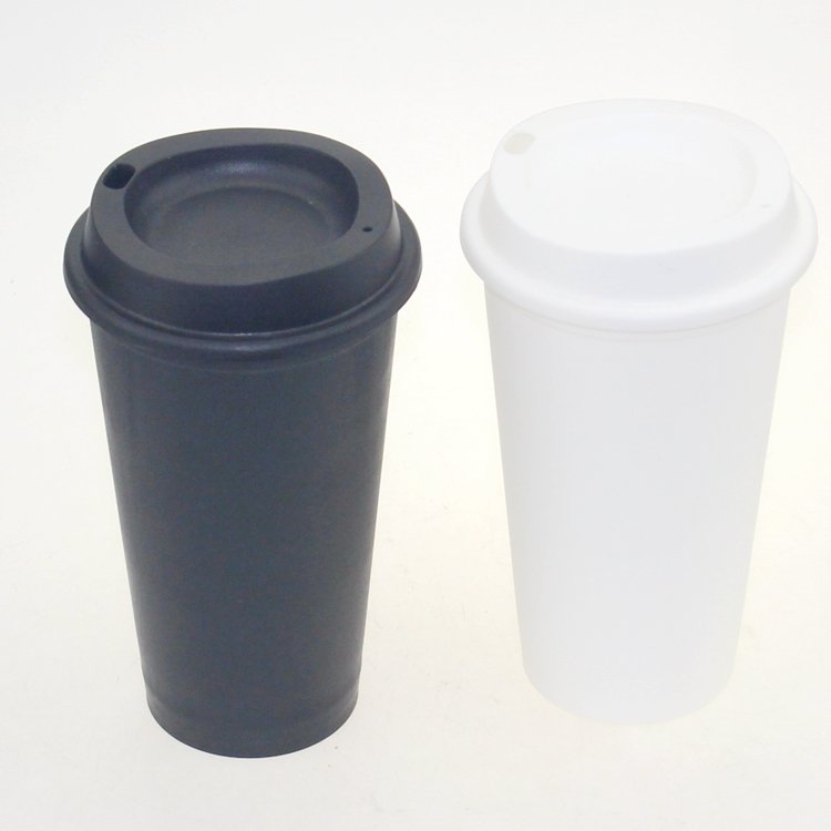 Single layer plastic cup PP coffee mug travel mug