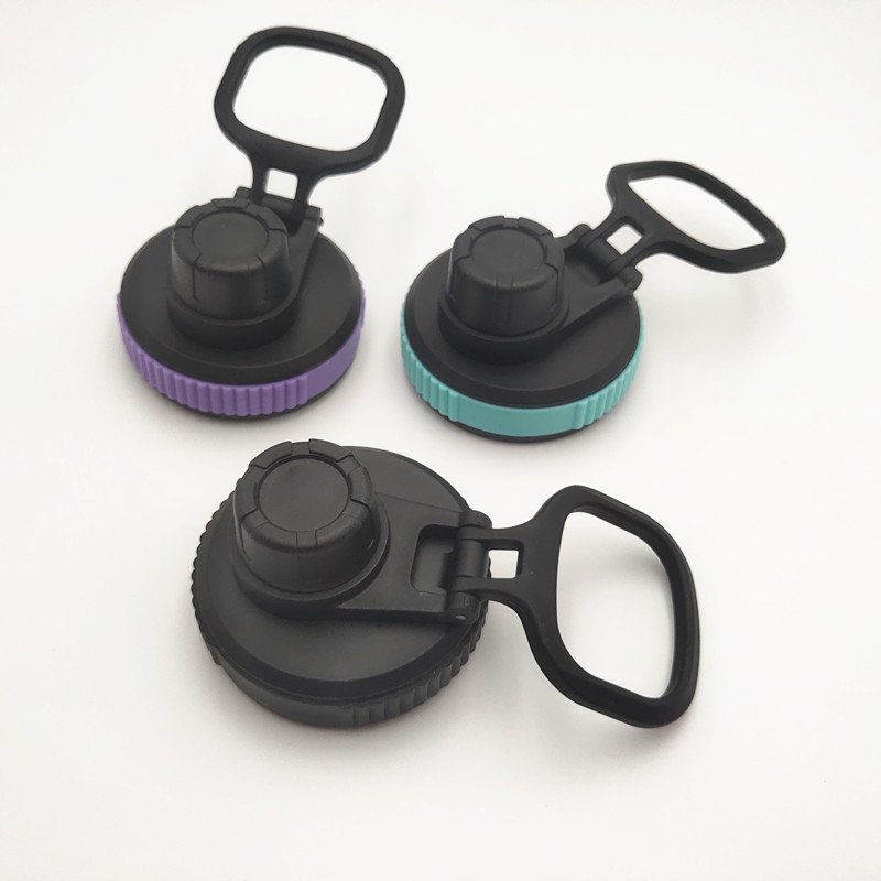 Double Walled Vacuum Insulated Sports Water Bottle Cap Stainless Steel Thermo Flask Spout Twist Cap Lid