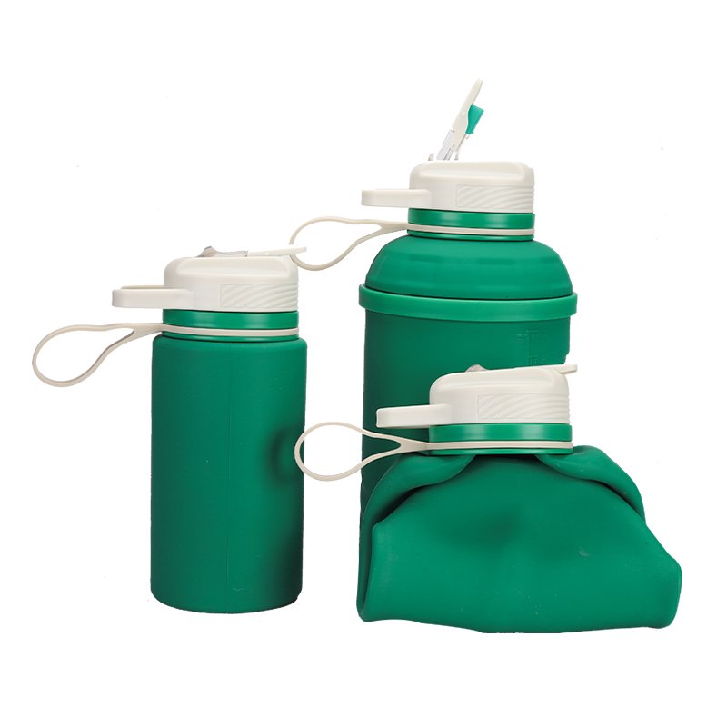 Portable Bpa Free Silicone Collapsible Foldable 74oz Water Bottle