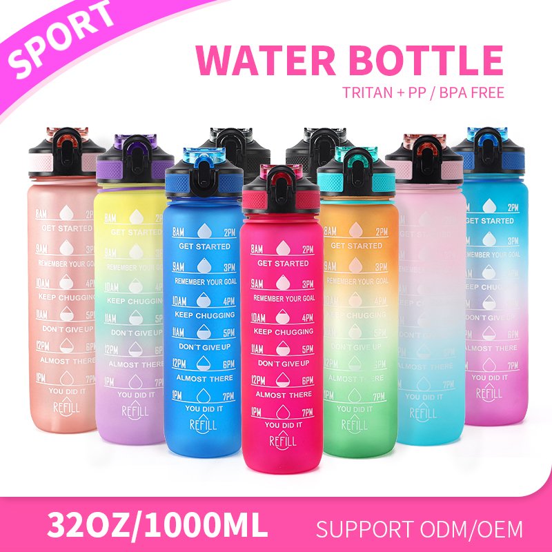 Wholesale Eco-friendly Outdoor Sport water bottles with custom logo Eco-friendly Outdoor Sport color changing cup Water Bottle