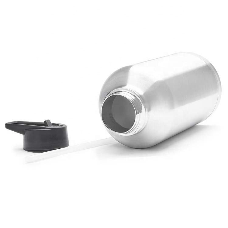 Wholesale 64oz stainless steel double wall vacuum insulated water bottle with straw lid