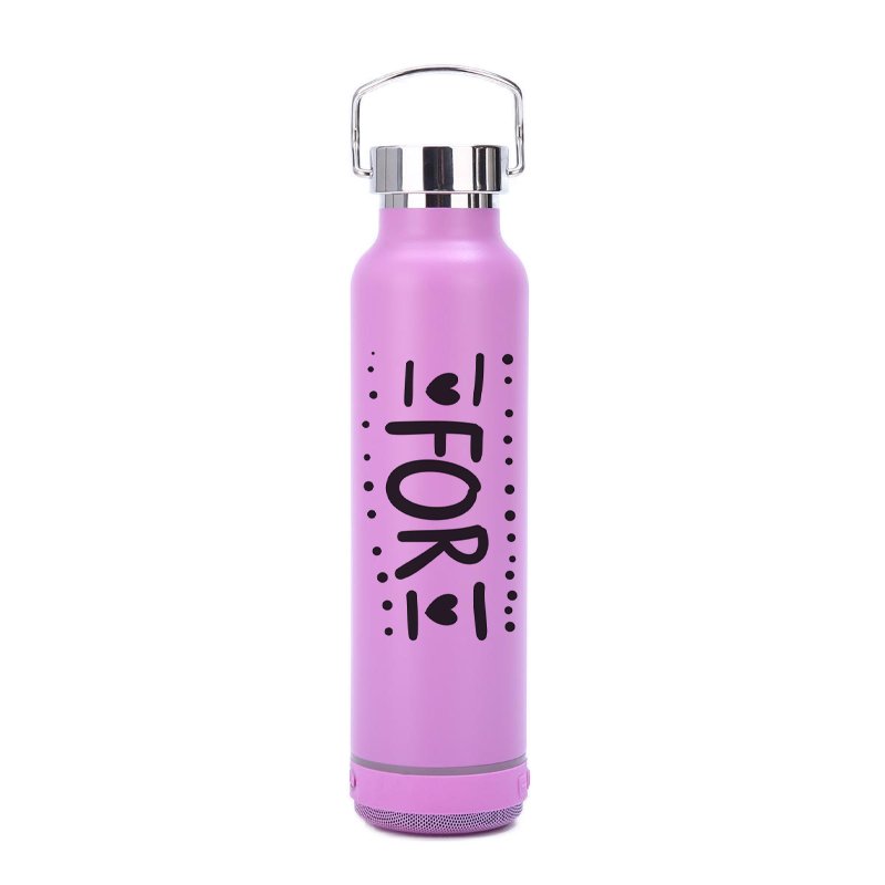 GZYSL Custom Logo Smart Stainless Steel Water Bottle Music Player Bluetooth Speaker Vacuum Flask Sports Thermos High-Tech