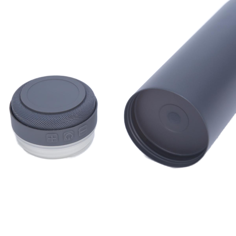 GZYSL Custom Logo Smart Stainless Steel Water Bottle Music Player Bluetooth Speaker Vacuum Flask Sports Thermos High-Tech