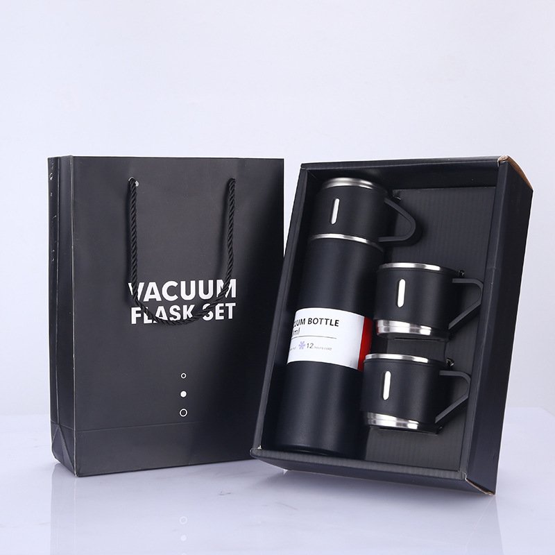 Fancy Exquisite 500ML 16OZ Car Stainless Steel Sublimation Thermos Insulated Vacuum Flask Gift Termo Water Bottle Set