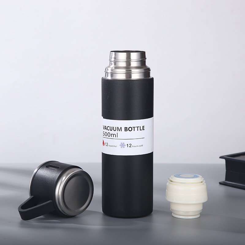Fancy Exquisite 500ML 16OZ Car Stainless Steel Sublimation Thermos Insulated Vacuum Flask Gift Termo Water Bottle Set