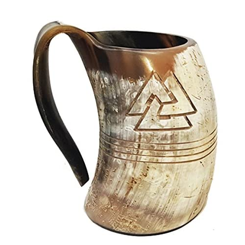 Handmade Ox Horn Viking Drinking Beer Mug Best Quality Eco Friendly Buffalo & Ox Horn Viking Drinking Beer Mug Hand Made India