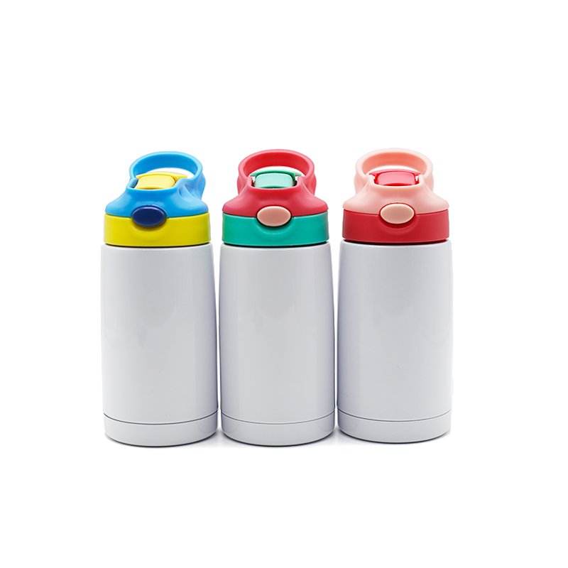 Double Wall Insulated Vacuum 10oz Kid Thermo Bottle Sublimation 350ml Kids Water Bottle Tumbler
