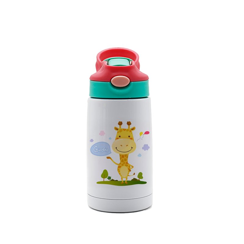 Double Wall Insulated Vacuum 10oz Kid Thermo Bottle Sublimation 350ml Kids Water Bottle Tumbler