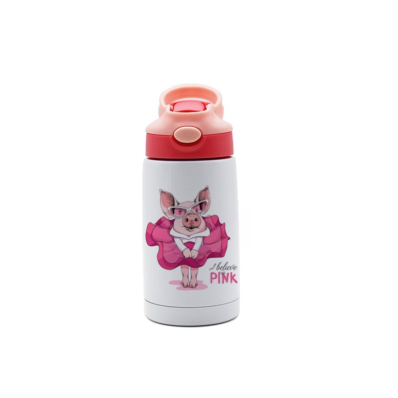 Double Wall Insulated Vacuum 10oz Kid Thermo Bottle Sublimation 350ml Kids Water Bottle Tumbler