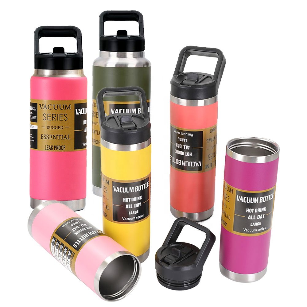 Hot Selling thermal flask Thermo bottle gulp 36 Oz Coolers Tumblers Vacuum Insulated Stainless Steel Water Bottle With Chug Lid