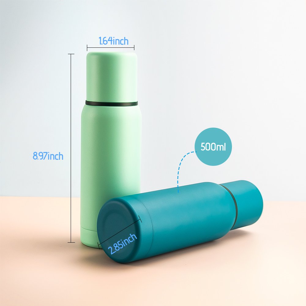 500ml Double Walled Vacuum Insulated Yerba Mate Stainless Steel Thermos flask Container Bullet Vacuum flask bottle