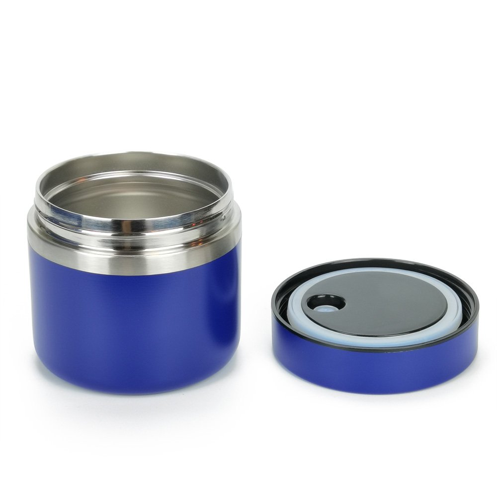 New Design 22oz Stainless Steel Thermal Soup Container Reusable Vacuum Flask Durable Insulated Food Jar for Camping