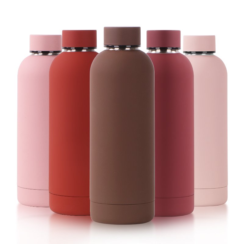 500ML Hot Selling Outdoor Gym Sport Custom Double Wall Thermo Vacuum Insulated Stainless Steel Small Mouth Water Bottle