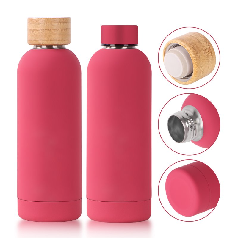 500ML Hot Selling Outdoor Gym Sport Custom Double Wall Thermo Vacuum Insulated Stainless Steel Small Mouth Water Bottle