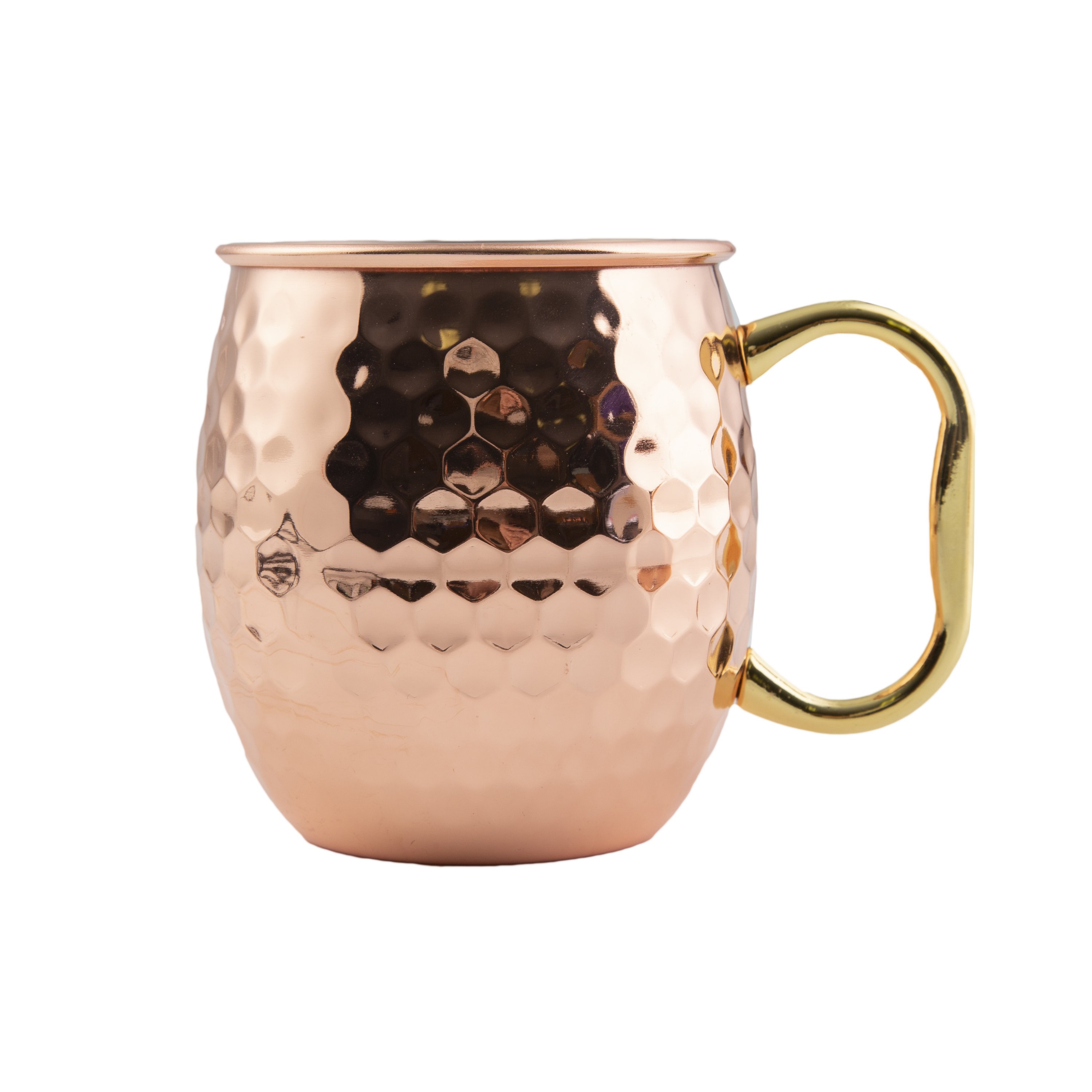 100 % Pure Copper Mug Handcrafted Moscow Mule Mug Authentic and Strong Riveted Handle cocktail Beer Drinking mug