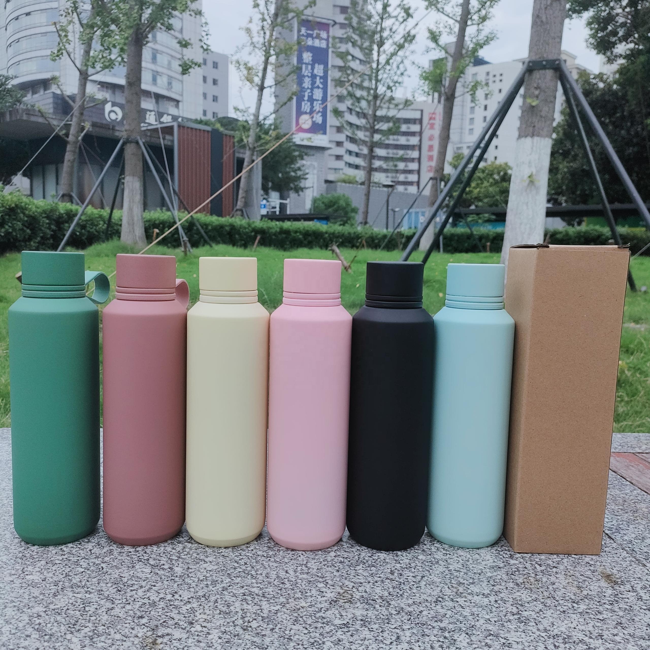 Hot sell 600ml 304 Stainless Steel Thermos Double Wall Sport Bottle Tumbler for Drinking