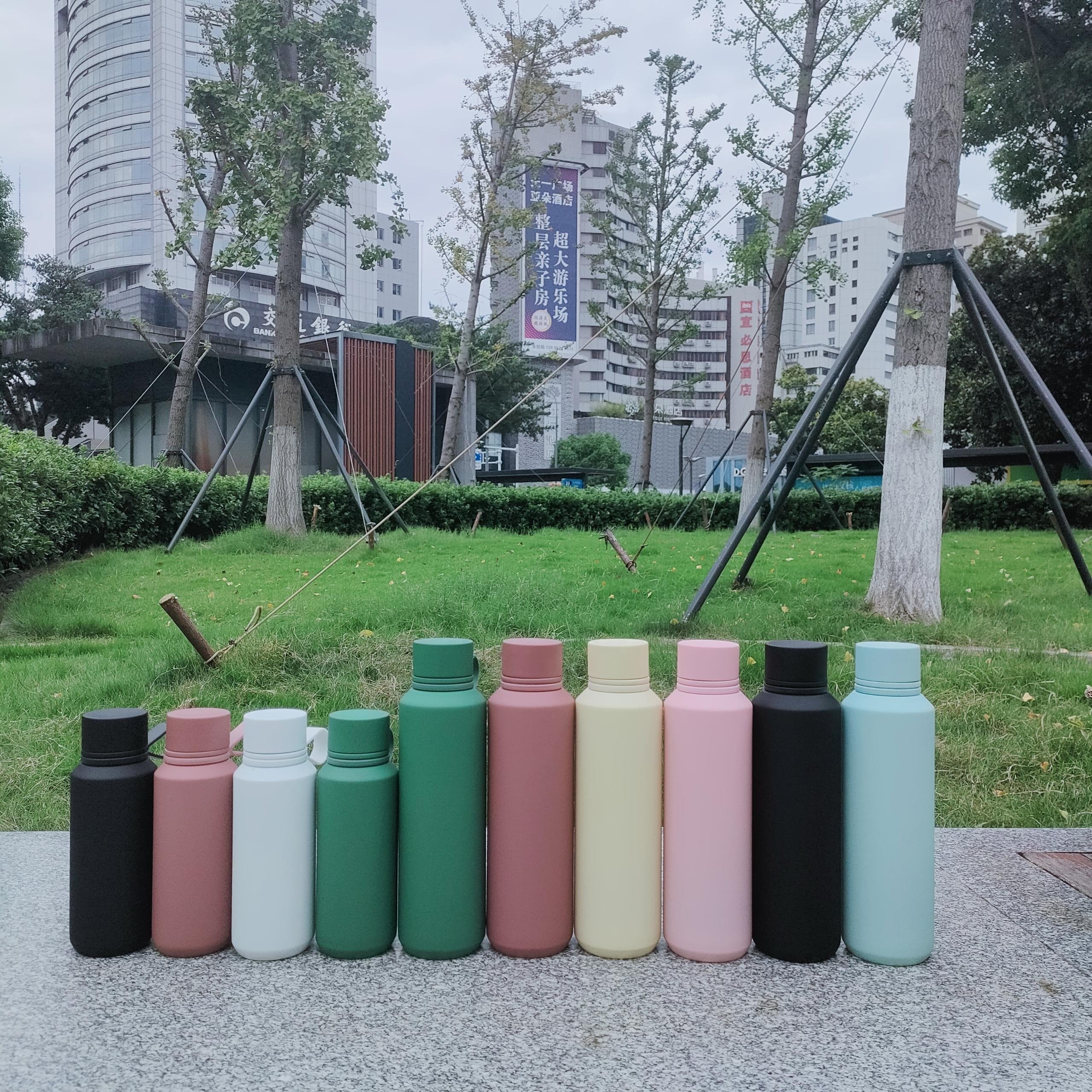 Hot sell 600ml 304 Stainless Steel Thermos Double Wall Sport Bottle Tumbler for Drinking