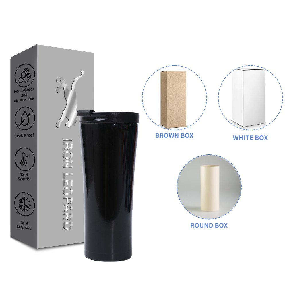 Portable Outdoor Car Waist Cup Double-Layer 304 Stainless Steel Vacuum Mug Clamshell Direct Drink Coffee Mug