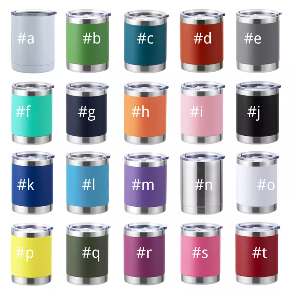 10oz 30oz 20oz Tumblers Stainless Steel Termos Double Wall Vacuum Vasos Keep Cold Glasses Cups 36 30 20 14 10 Oz Wine Mug