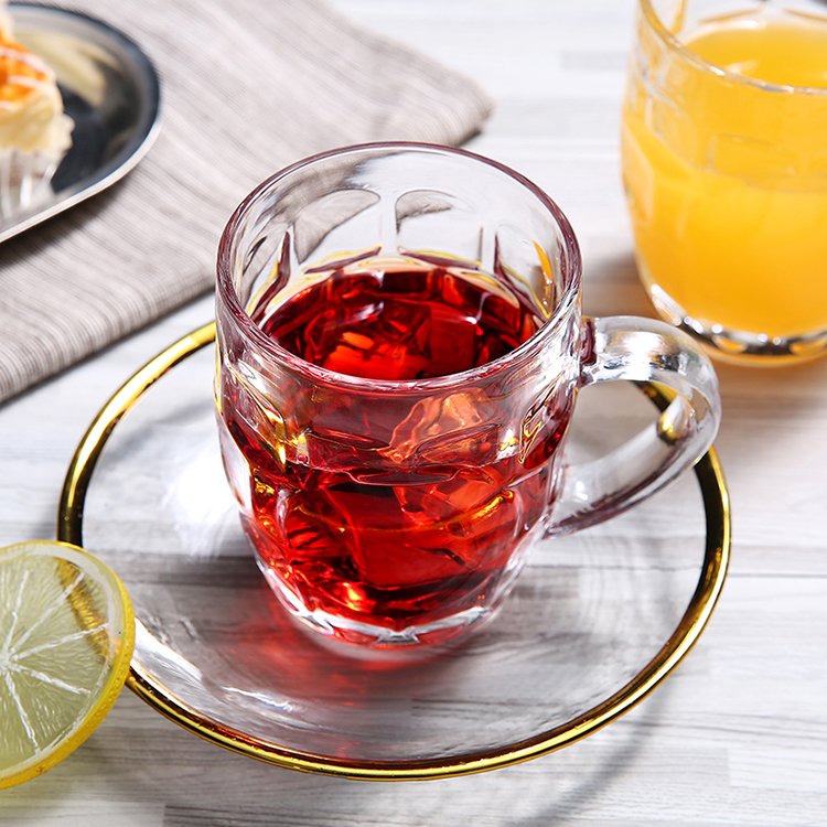 Best Quality Factory Hot Selling Wholesale Big Shape Glass Cup Glass Beer Mug With Handle