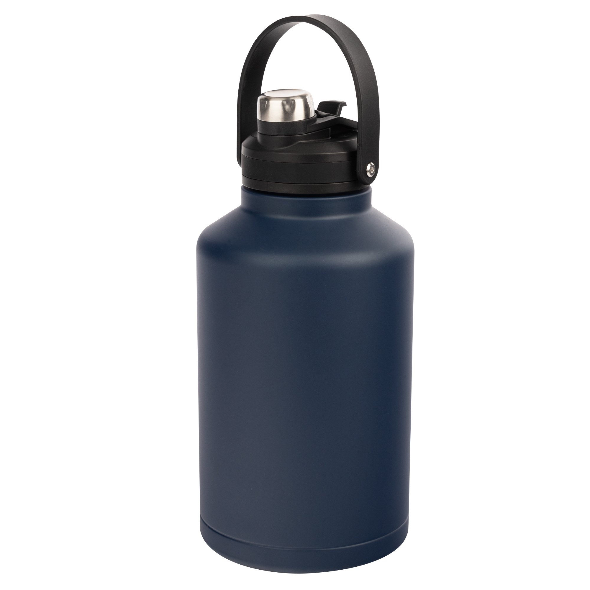64oz Stainless Steel Water Tumbler with Leak-Proof Spout Lid and Large Easy-to-Carry Handle Vacuum Insulated Jug for Hot Drinks
