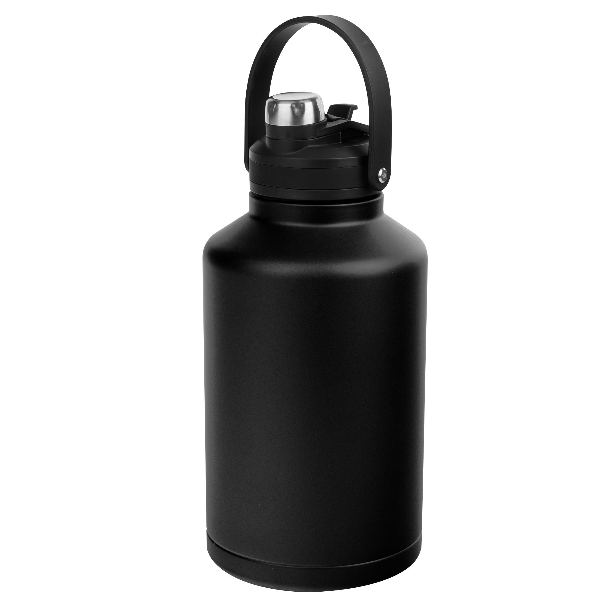 64oz Stainless Steel Water Tumbler with Leak-Proof Spout Lid and Large Easy-to-Carry Handle Vacuum Insulated Jug for Hot Drinks