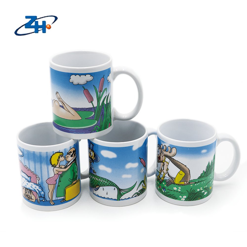 Logo Creative Wholesale Customized Cartoon Giveaways Coffee Mugs The Milk Cup Cat Ceramic Stainless Steel Contemporary Good