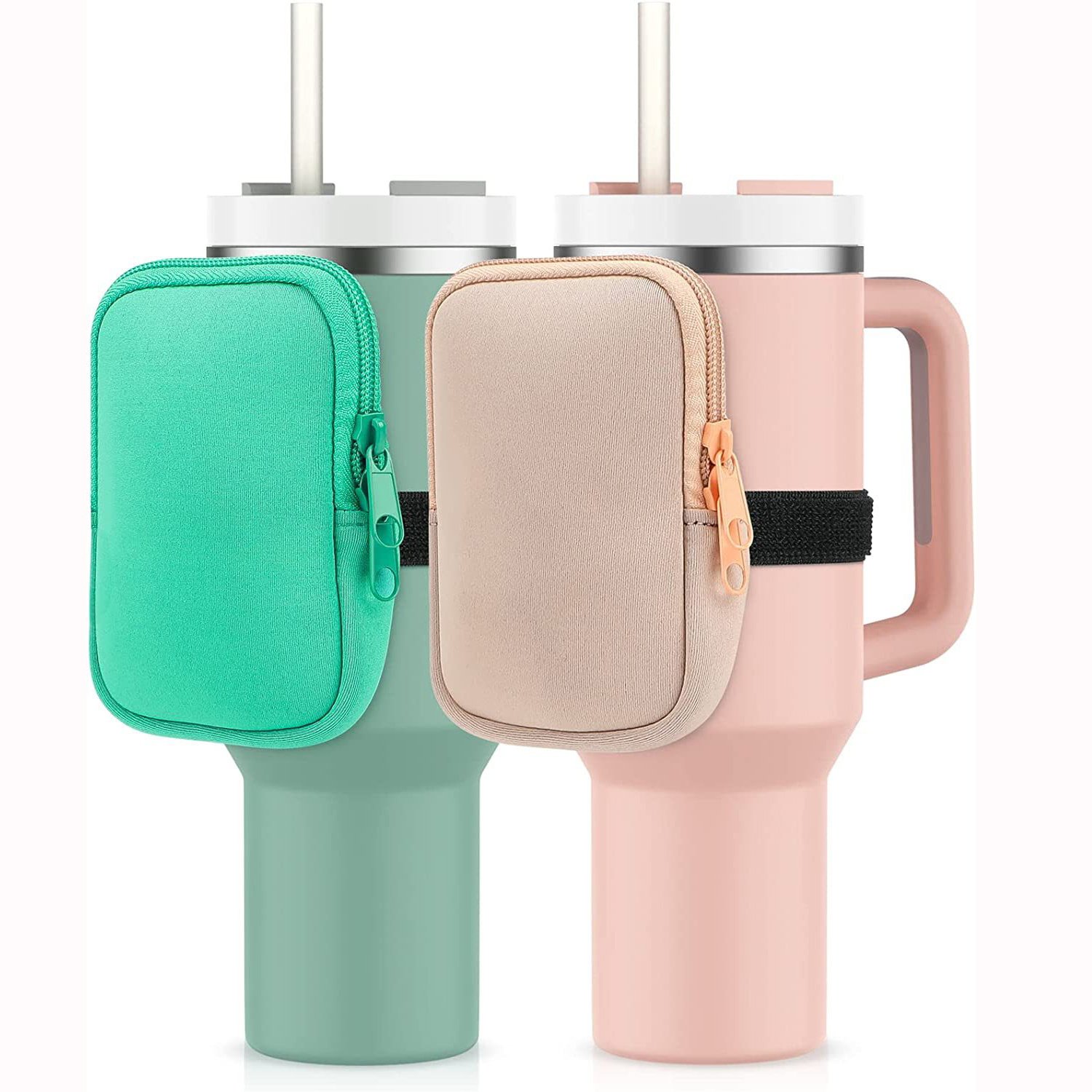 40oz Tumbler Cup Sleeve Bag Gym Accessories For Running Water Bottle Pouch For H2.0 Drinking Accessories W23-144